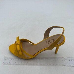 Women Open Toe Knot Sandals Slingback Heels Prom Party Dance Shoes